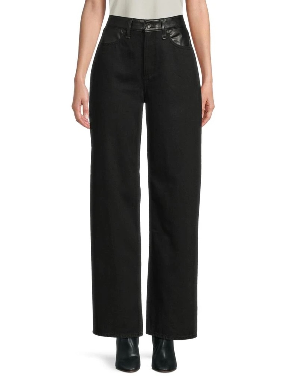 Rag & Bone The Lori Faux Fur Jean